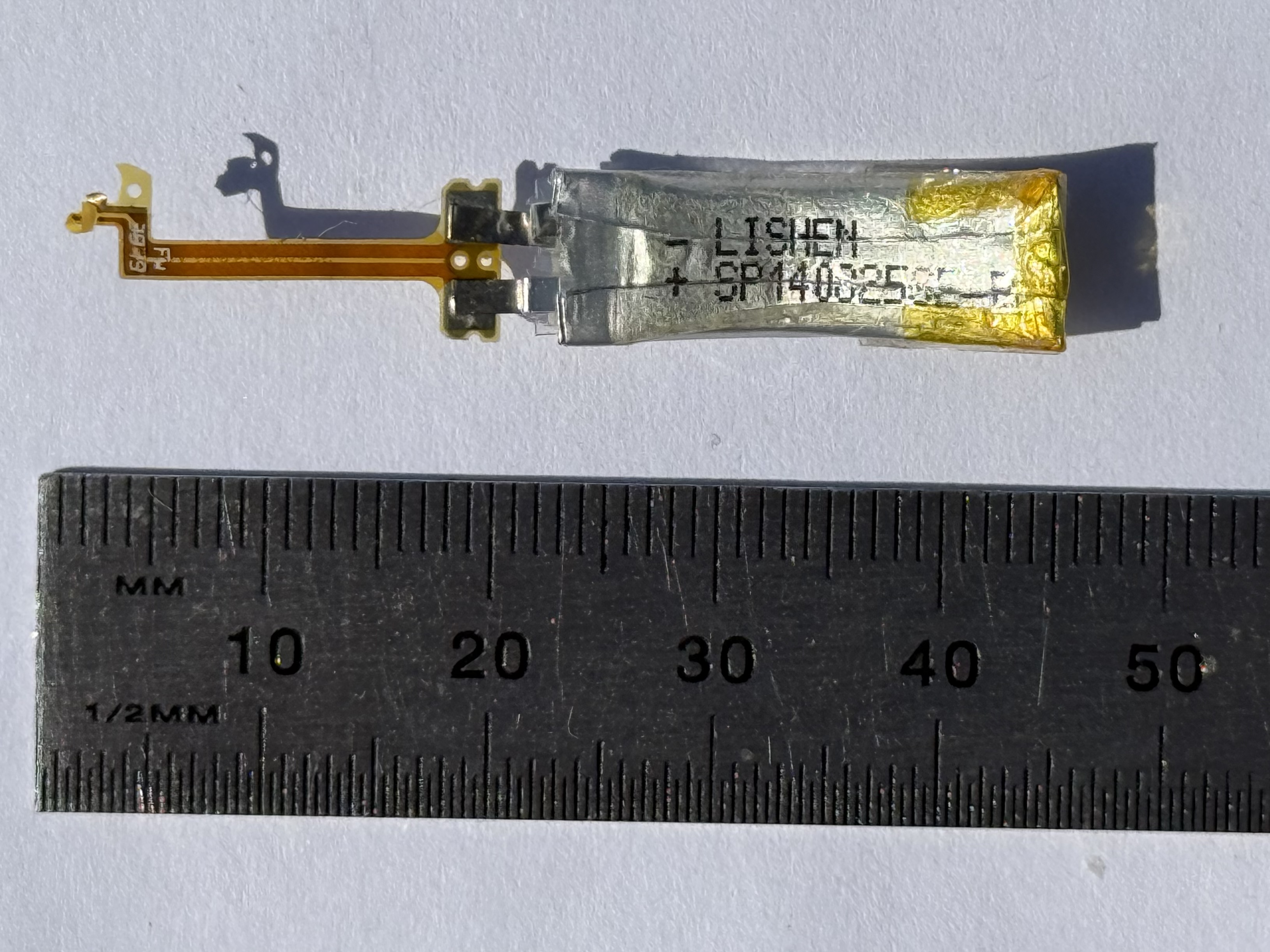 Amazon Echo Loop Teardown - battery