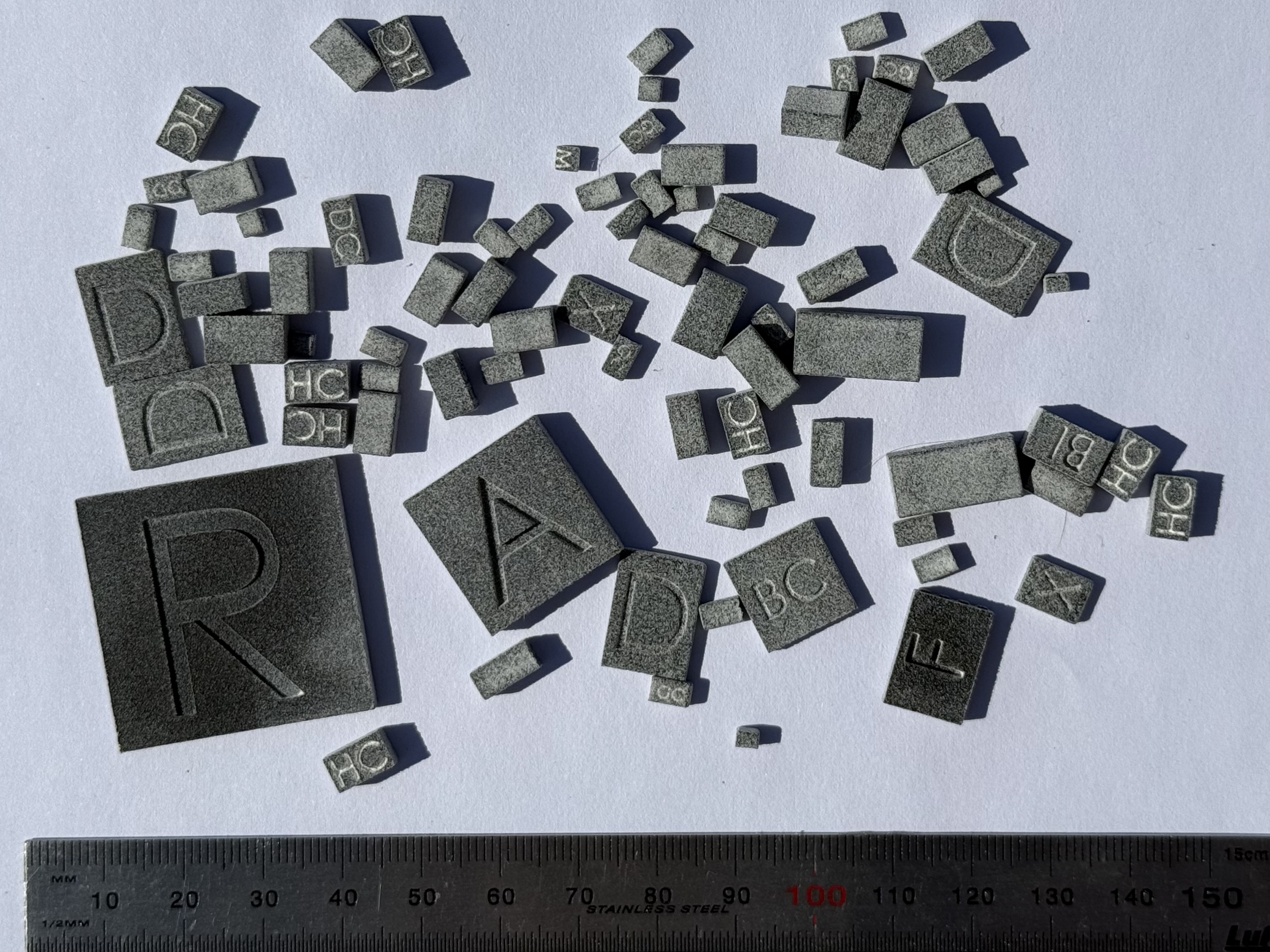 3D printed components